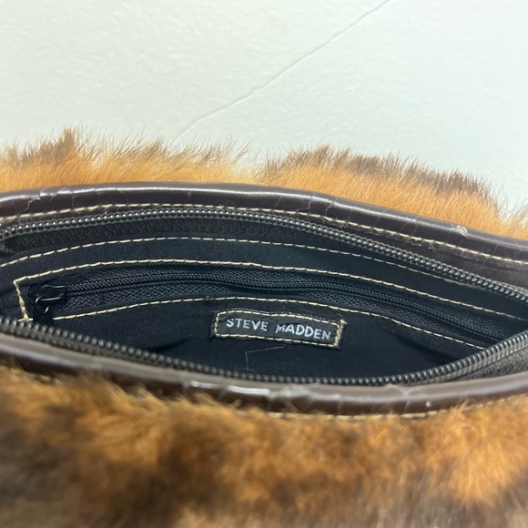 Steve Madden Brown Faux Fur tiny purse π - Picture 3 of 5